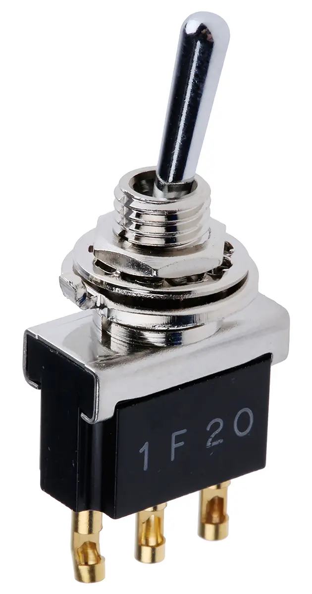 Produktfoto 1 von TE Connectivity Panel Kippschalter 1-poliger Umschalter, Ein-Ein, 250 V ac, 6A, Lot