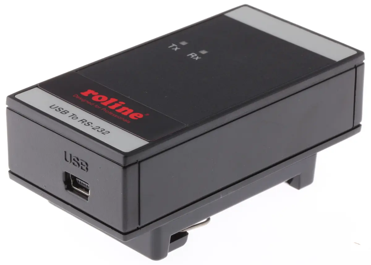 Produktfoto 1 von Roline Schnittstellenkonverter, USB MINI B, Sub-D 9-polig, Buchse, Stecker