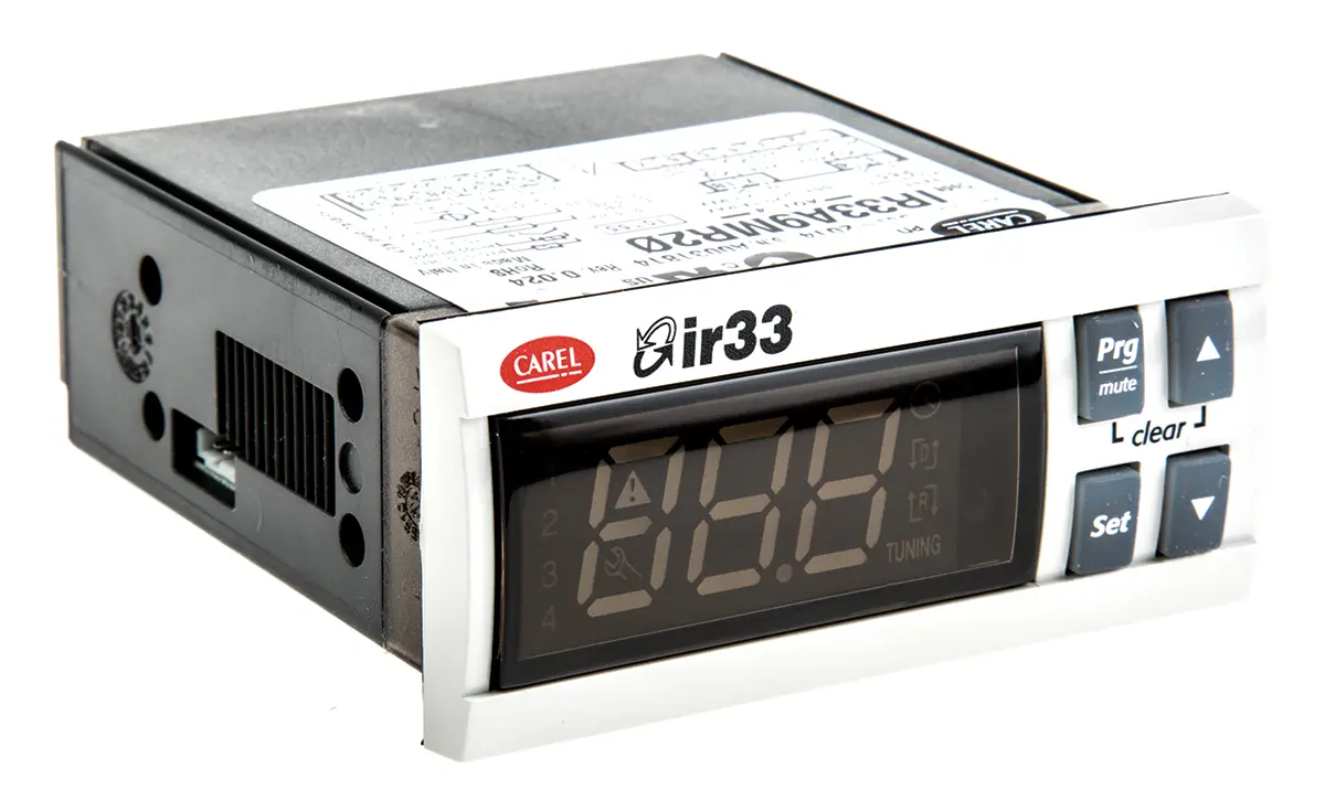 Carel IR33 PID Temperaturregler Frontplattenmontage 2, 4 x Halbleiterrelais Ausgang/ Thermoelement, Pt100, PT1000