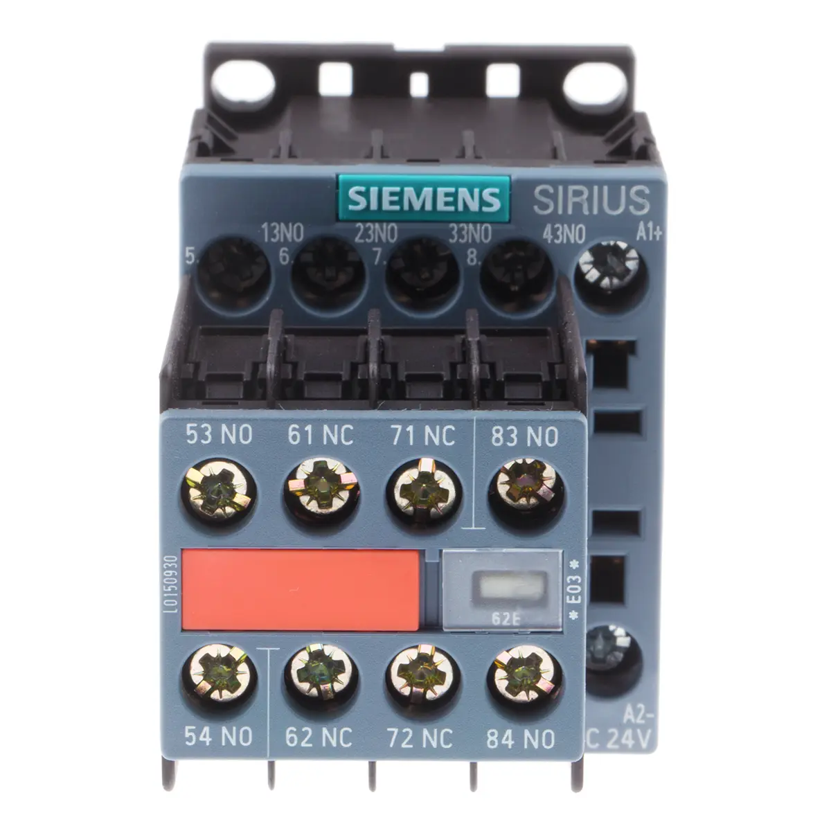 Produktfoto 1 von Siemens 3RH2 Hilfsschütz 24V dc-Spule, 690V ac / 10 A 24V dc 6 Schließer, 2 Öffner 8-Hilfskontakte