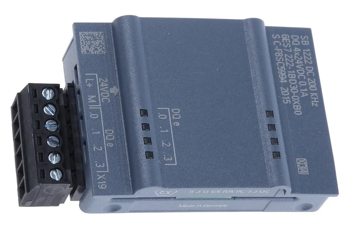 Produktfoto 1 von Siemens SPS-E/A Modul für Serie S7-1200 / 4 x  Digital Ausgang 50 mA 50m