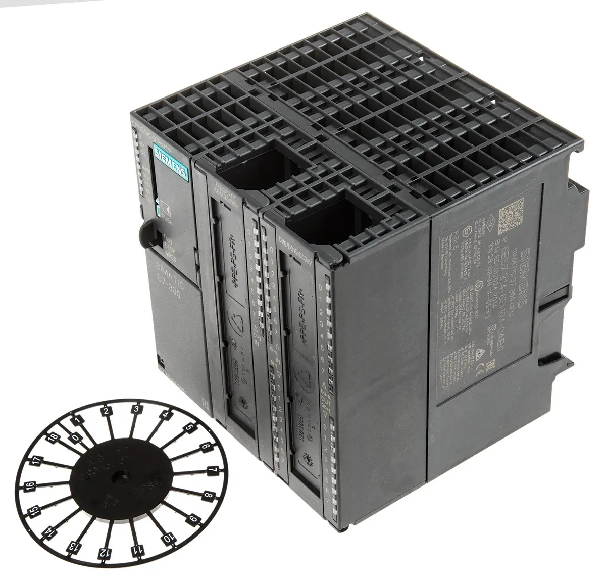 Produktfoto 1 von Siemens SIMATIC S7-300 SPS CPU, 28 (24 Digital, 4 Analog) Eing. / 24 Digitaleing. Analog, digital Ausg.Typ / 2