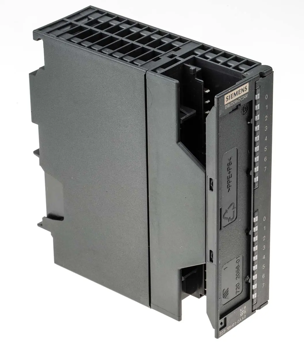 Produktfoto 1 von Siemens SM 1222 Digitales E/A-Modul für S7-300-Serie 8 x Digital Eingang / 8 x  Digital Ausgang 24 V 5 mA 600