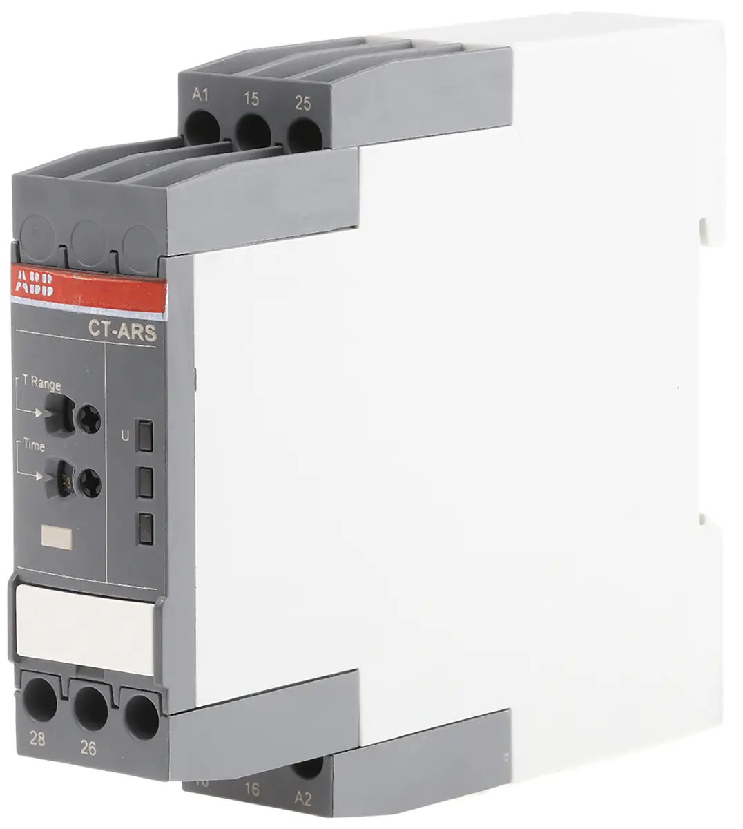 Produktfoto 1 von ABB Zeitrelais, DIN-Schienen, 0.05 s → 10min, 24 → 240V ac/dc, 2 Kont. Einfach, 2-poliger Wechsler