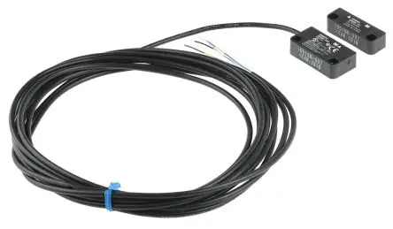 Omron D40A Magnetisch Kabel Berührungsloser Sicherheitsschalter 125V dc aus Polybutylenterephthalat, 1 Schließer,