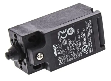 Produktfoto 1 von Omron D4n Endschalter, Stößel 1 Schließer/1 Öffner, IP67, Polyester 4A