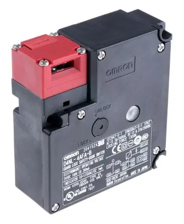 Produktfoto 1 von Omron, D4NL Magnetverriegelungsschalter Entriegelungsfähig, 1 Schließer/1 Öffner