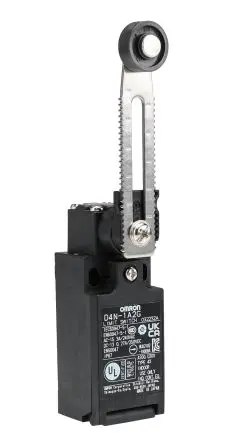Omron D4n Endschalter, Rollenhebel 1 Schließer/1 Öffner, IP67, Kunststoff 4A