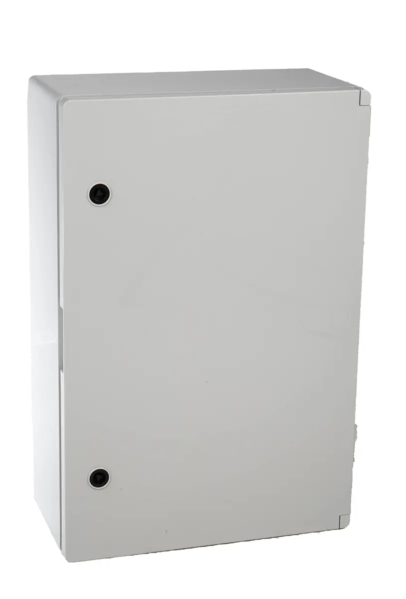Produktfoto 1 von RS PRO ABS Wandanschlusskasten Grau IP65, HxBxT 600 mm, 400 mm x 200 mm