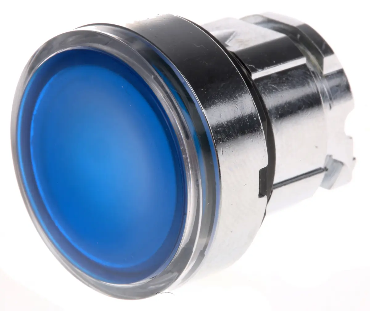 Produktfoto 1 von Schneider Electric Harmony Drucktastenkopf Ø 22 mm, Blau wartungsfrei Rund Rund Metall, IP66