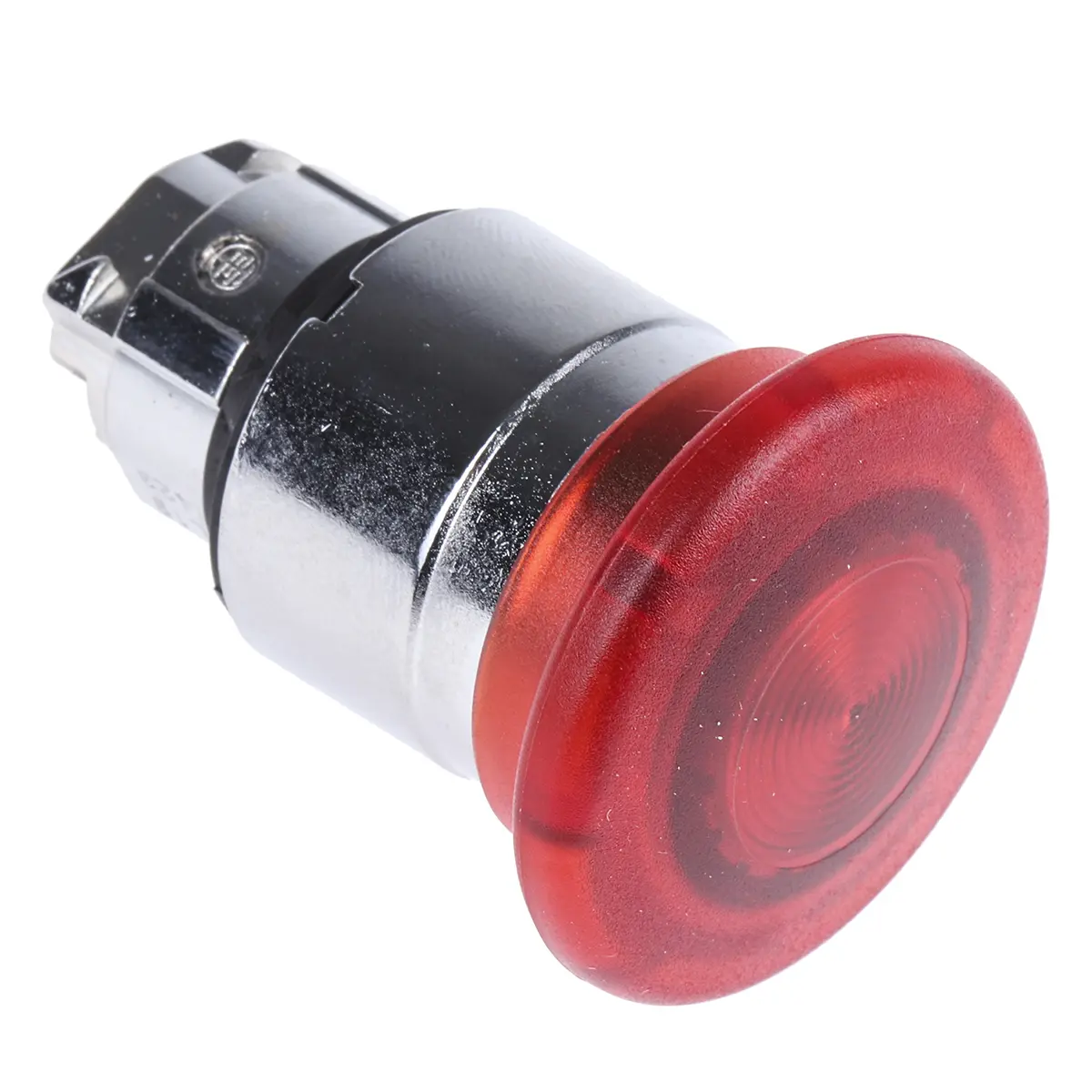 Schneider Electric Harmony XB4 Drucktastenkopf Ø 22 mm, Rot Rastend Rund Rund Metall, IP66