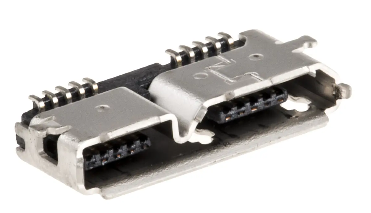 Produktfoto 1 von Wurth Elektronik, gewinkelt WR-COM USB-Steckverbinder Buchse USB-Typ B 1, Oberfläche USB 3.0