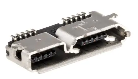 Produktfoto 1 von Wurth Elektronik, gewinkelt WR-COM USB-Steckverbinder Buchse USB-Typ B 1, Oberfläche USB 3.0