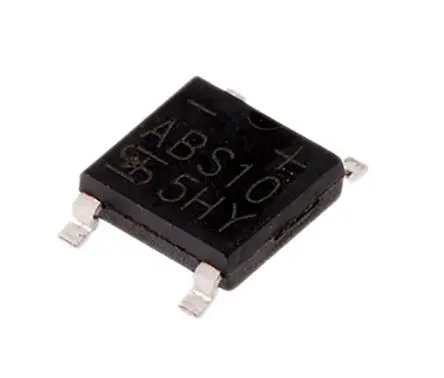 Produktfoto 1 von Taiwan Semiconductor Brückengleichrichter 1000 V 30 A Oberfläche 950 mV ABS Einfach 4-Pin 150 μA