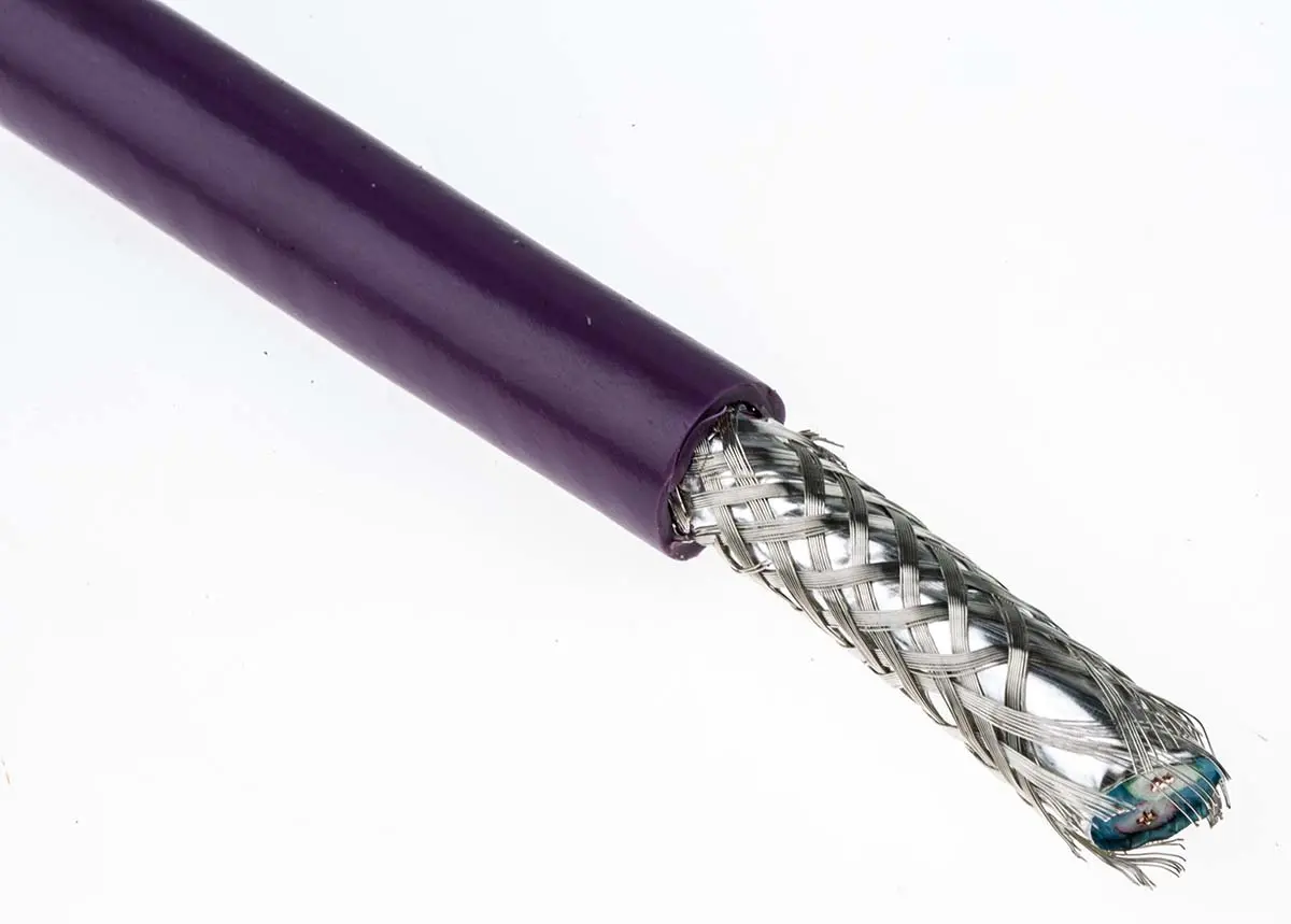 Produktfoto 1 von Alpha Wire Alpha Essentials Data & Bus Cable Datenkabel, 1-paarig 0.35 mm² 30 m Ø 8 mm Polyvinylchlorid isoliert Violett
