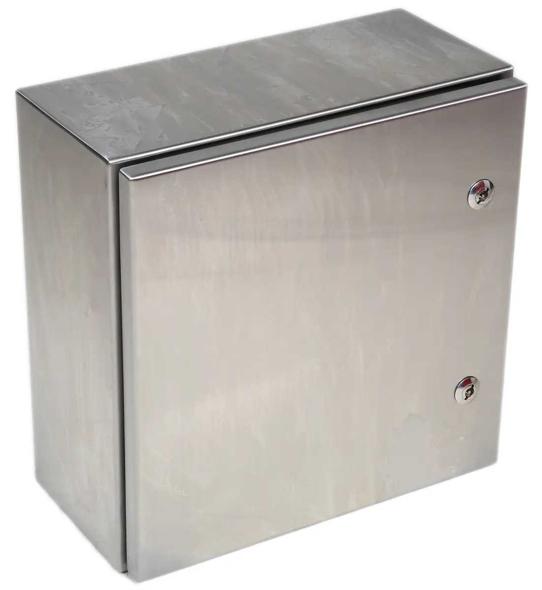 Produktfoto 1 von RS PRO Edelstahl 304 Wandanschlusskasten farblos IP66, HxBxT 400 mm, 400 mm x 200 mm