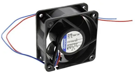 Produktfoto 1 von ebm-papst 620 Axiallüfter, Kugel, 24V dc / 3.6 W 150 mA, 8200 U/min, 56 m³/h IP20 60 mm 60mm 25 mm