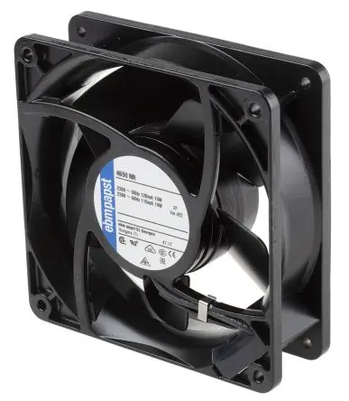 Produktfoto 1 von ebm-papst 4000 N Axiallüfter, Hülse, 230V ac / 19 W 82 mA, 2650 U/min, 160 m³/h IP54 119 mm 119mm 38 mm
