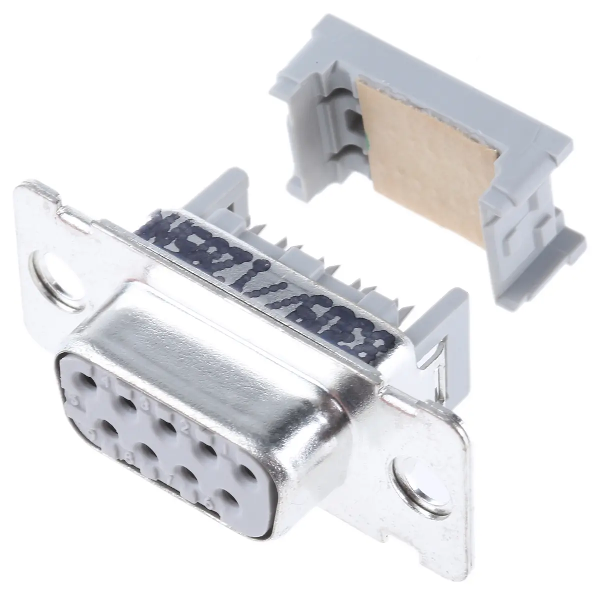 Produktfoto 1 von 3M 8300 D-Sub-Steckverbinder gewinkelt, 9-polig 2.8 mm Raster, Kabel Buchse