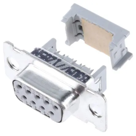 Produktfoto 1 von 3M 8300 D-Sub-Steckverbinder gewinkelt, 9-polig 2.8 mm Raster, Kabel Buchse