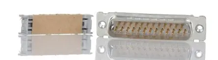 Produktfoto 1 von 3M 8200 D-Sub-Steckverbinder gewinkelt, 25-polig 1.27 mm Raster, Kabel