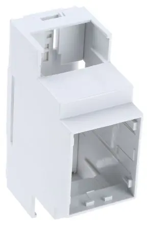 Produktfoto 1 von CAMDENBOSS DIN-Schienengehäuse, Geh.Mat. Polycarbonat 90 mm 36 mm, Grau, Modulares Gehäuse 58mm, Serie CNMB