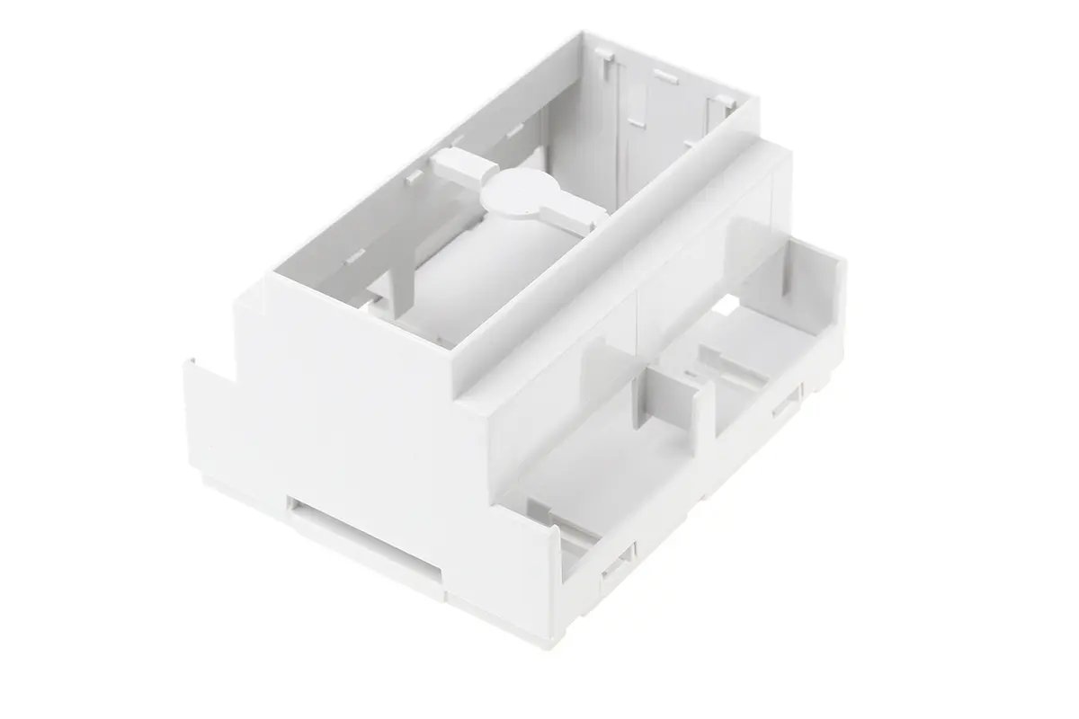 Produktfoto 1 von CAMDENBOSS DIN-Schienengehäuse, Geh.Mat. Polycarbonat 90 mm 106 mm, Grau, Modulares Gehäuse 58 mm, Serie CNMB
