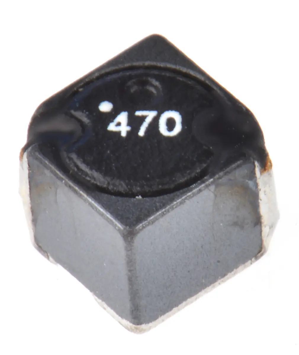 Produktfoto 1 von Wurth Elektronik WE-SPC Drosselspule Ja, 47 μH 0.8 A mit Ferrit-Kern, 4838 Gehäuse ±20 % Drahtgewickelt 4.8 mm, 12 MHz
