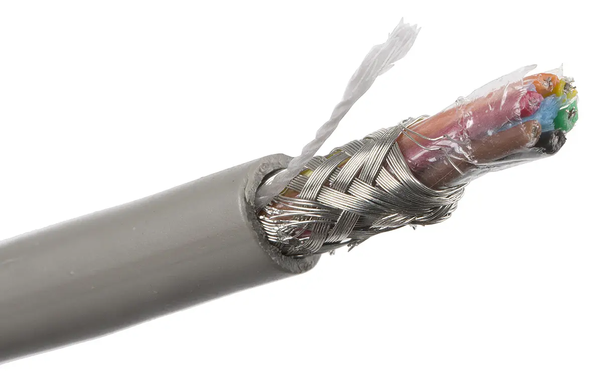 Produktfoto 1 von Alpha Wire Pro-Tekt Datenkabel 0.35 mm² 50 m Ø 6.1 mm Polyvinylchlorid isoliert Grau