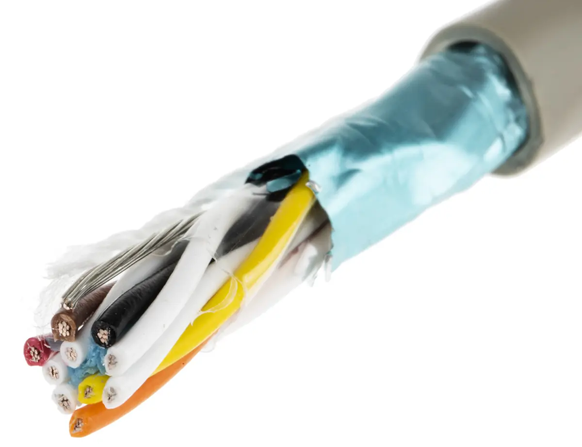 Produktfoto 1 von Alpha Wire Pro-Tekt Datenkabel, 5-paarig 0.35 mm² 50 m Ø 7.47 mm Polyvinylchlorid isoliert Grau