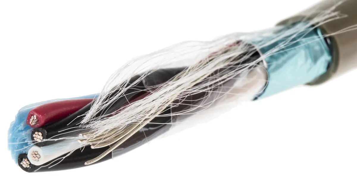 Produktfoto 1 von Alpha Wire Pro-Tekt Datenkabel, 2-paarig 0.56 mm² 50 m Ø 7.65 mm Polyvinylchlorid isoliert Grau