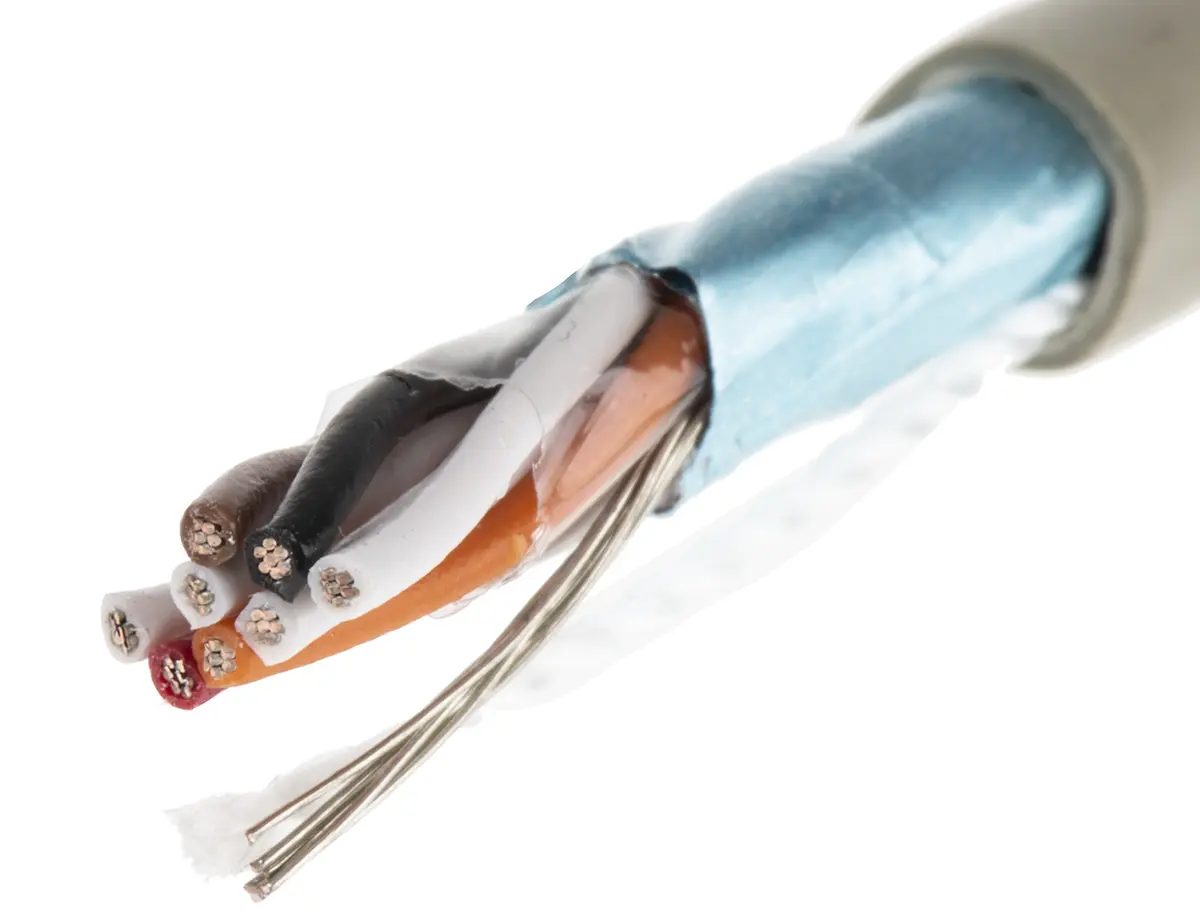 Produktfoto 1 von Alpha Wire Pro-Tekt Datenkabel, 4-paarig 0.09 mm² 50 m Ø 5.33 mm Polyvinylchlorid isoliert Grau