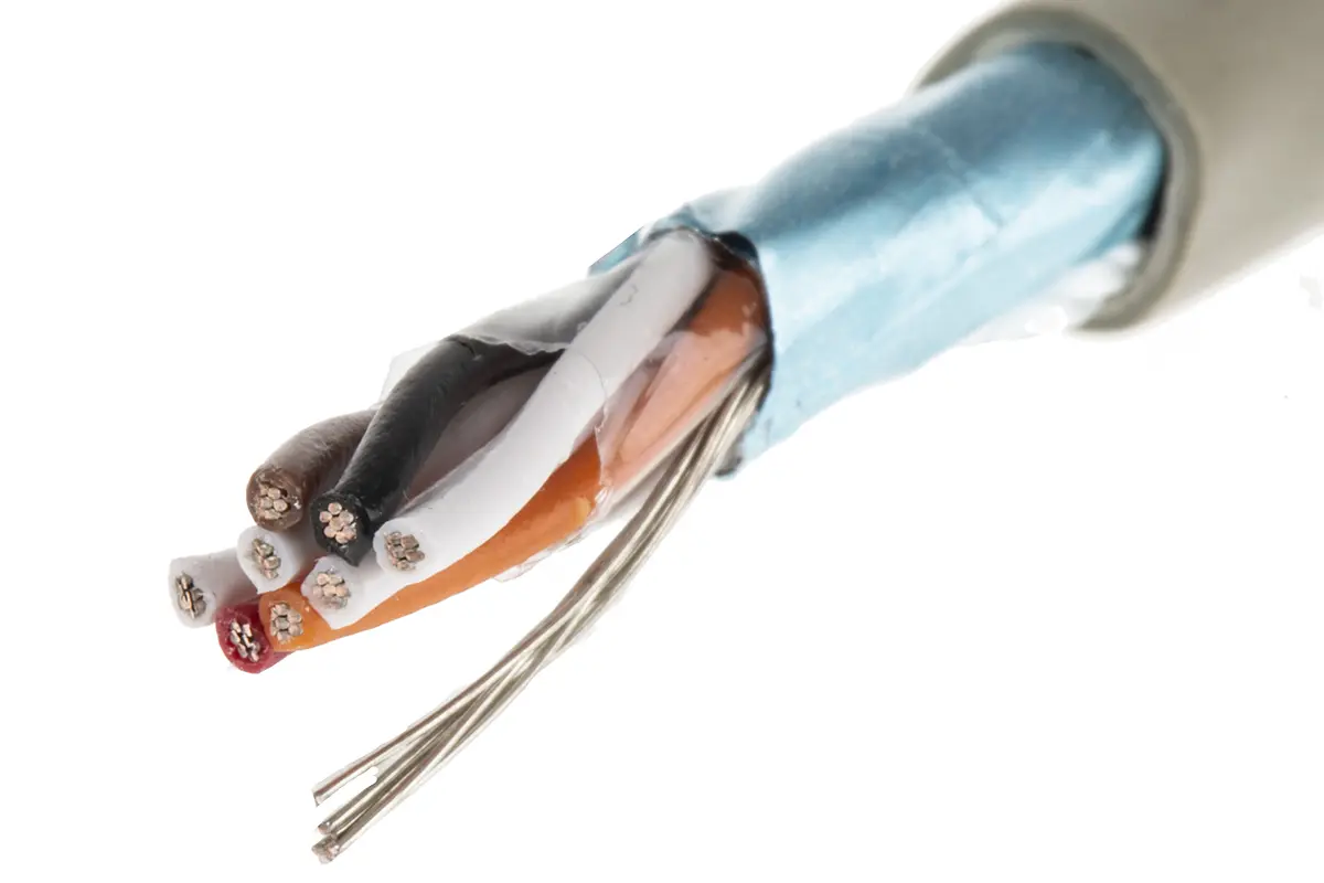 Produktfoto 1 von Alpha Wire Pro-Tekt Datenkabel, 4-paarig 0.23 mm² 50 m Ø 6.25 mm Polyvinylchlorid isoliert Grau