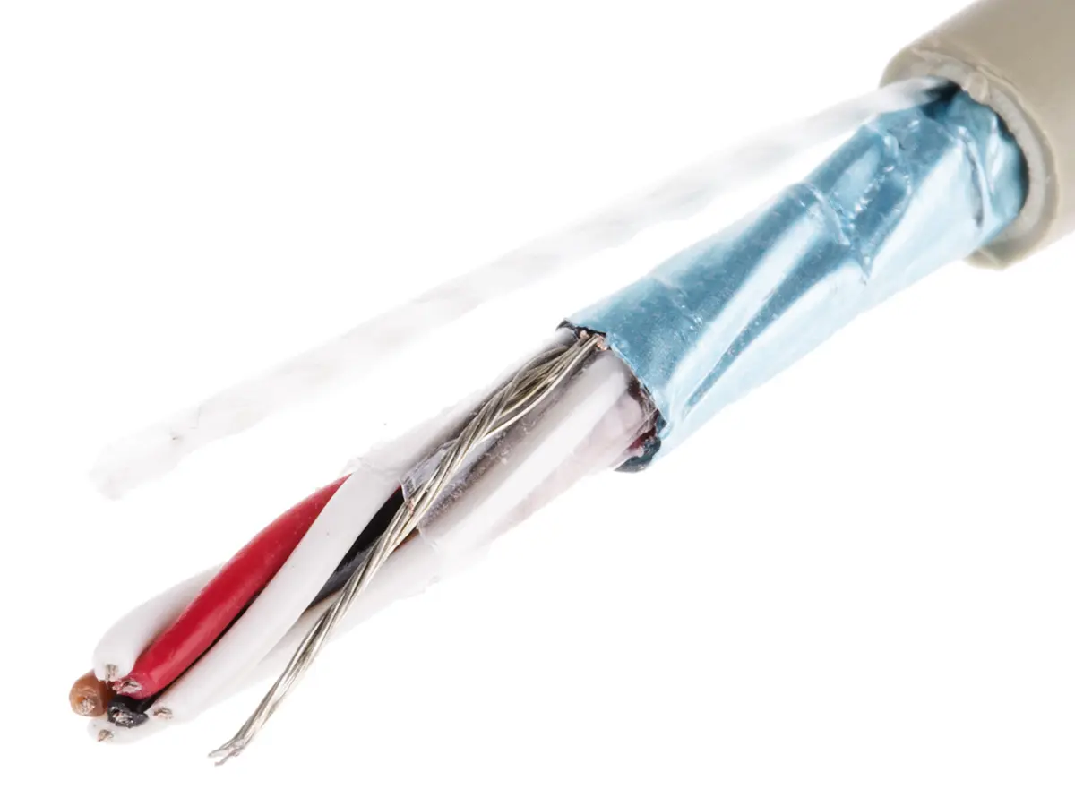 Produktfoto 1 von Alpha Wire Pro-Tekt Datenkabel, 3-paarig 0.35 mm² 50 m Ø 6.3 mm Polyvinylchlorid isoliert Grau