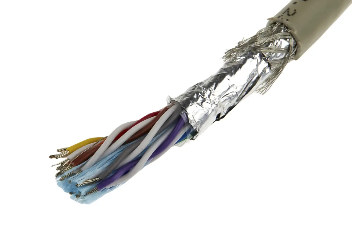 Alpha Wire Pro-Tekt Datenkabel, 9-paarig 0.35 mm² 50 m Ø 10.03 mm Polyvinylchlorid isoliert Grau