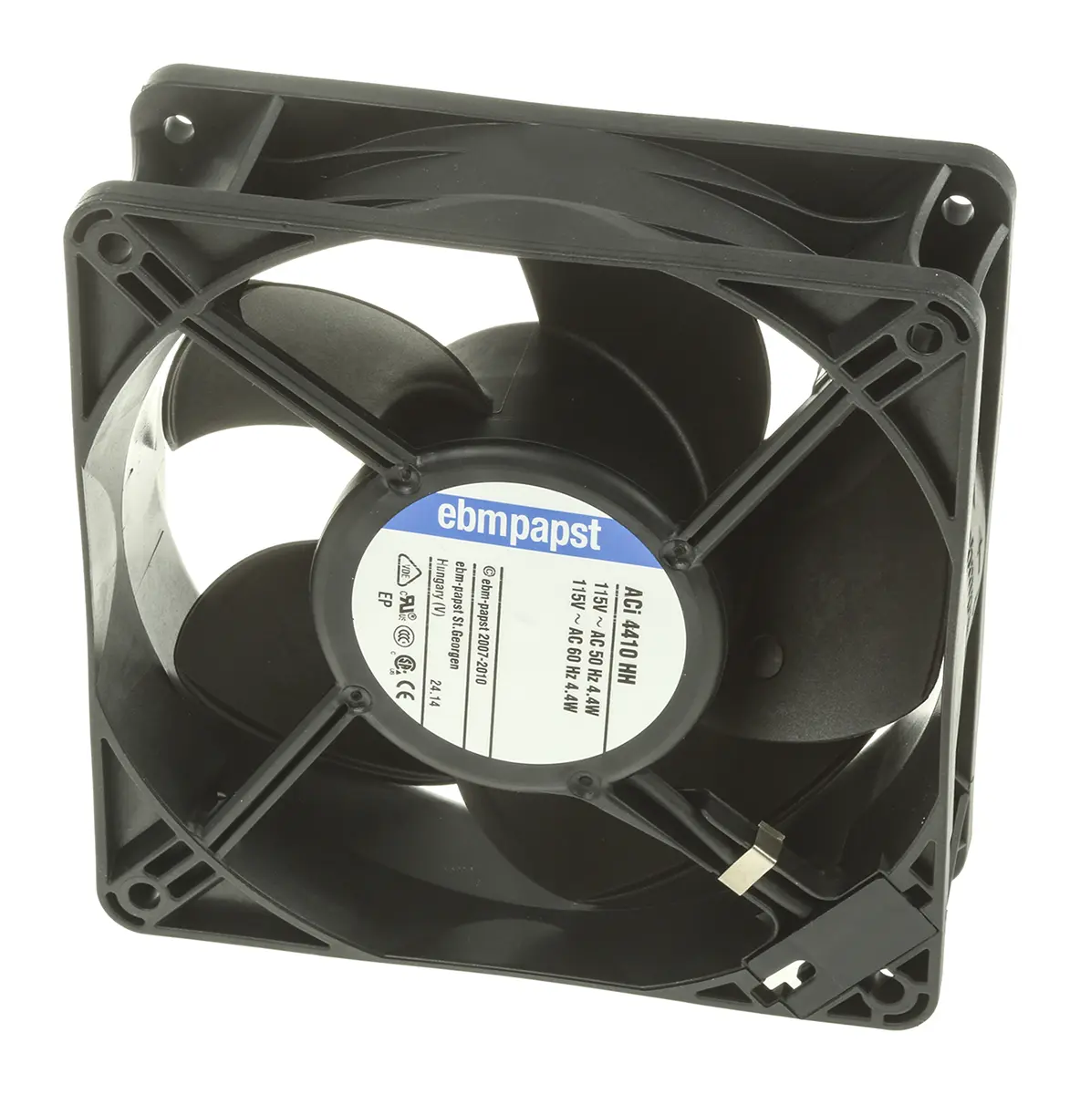 Produktfoto 1 von ebm-papst ACi 4400 AC-Axiallüfter, Kugellager, 115 V ac / 4.4W, 119 x 119 x 38mm, 3300U/min, 175m³/h