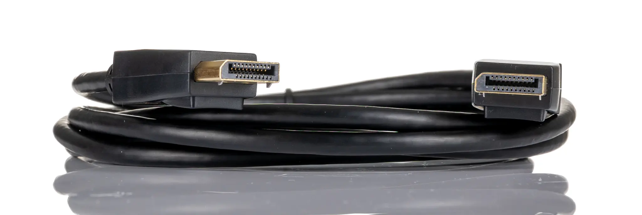 Produktfoto 1 von RS PRO, Stecker DisplayPort-Kabel A DisplayPort B DisplayPort - Stecker, 2 m Polyvinylchlorid