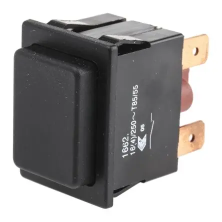 Produktfoto 1 von Marquardt Druckschalter Tastend Panel Ø 22.2 x 30.4 mm, SPST / 16A 250 V ac, IP40