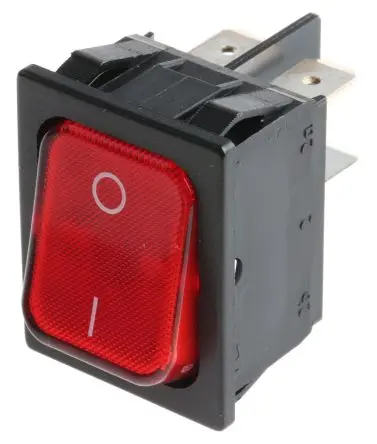 Produktfoto 1 von Marquardt Panel Wippschalter DPST Ein-Neutral-Aus Ein-Aus, 10A Beleuchtet, IP40