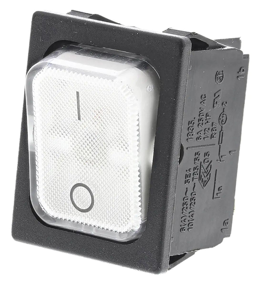 Produktfoto 1 von Marquardt Panel Kippschalter DPST Ein-Neutral-Ein Ein-Aus, 10 A Beleuchtet, IP40