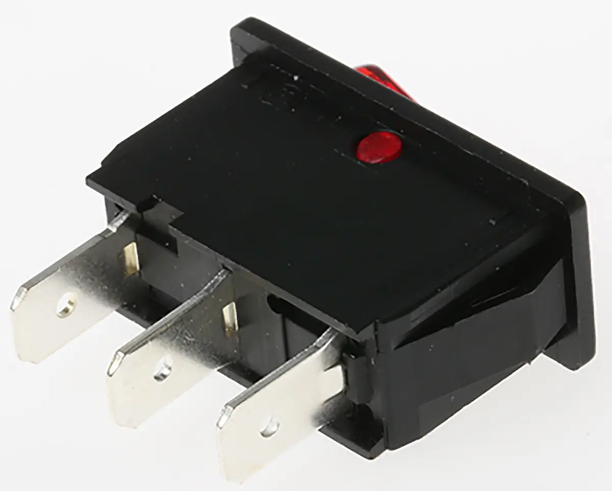 Produktfoto 1 von Marquardt Panel Kippschalter SPST Ein-Neutral-Ein Ein-Aus, 20 A Beleuchtet, IP40