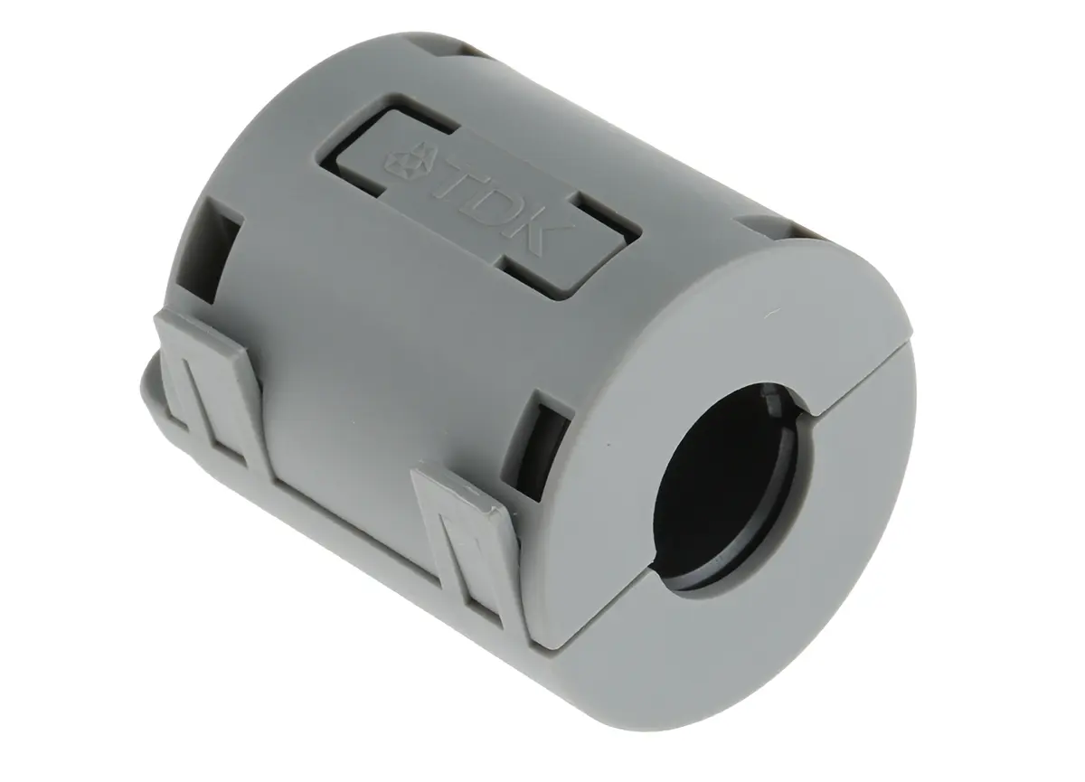 Produktfoto 1 von TDK ZCAT Ferrit für Flachbandkabel, Typ Plättchen, für Kabel-Ø 13 mm, 30 Material, 130 Ω @ 100MHz Zum Öffnen 39 mm 30 mm