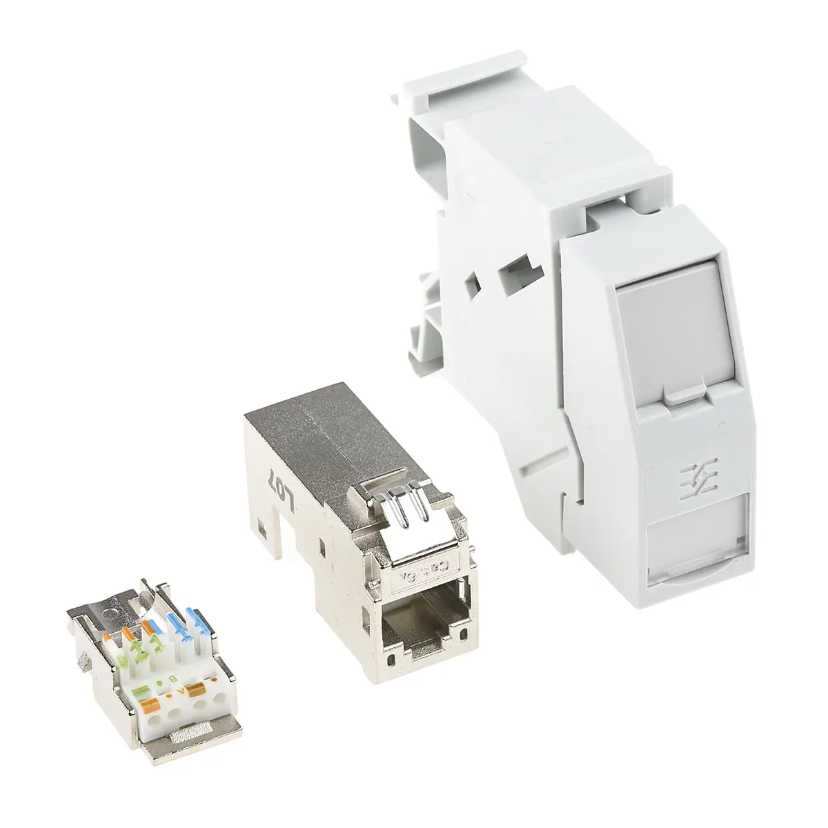 Produktfoto 1 von Weidmüller W Schnittstellenmodul RJ45, IDC, Stecker, 8-polig, 1000 V, DIN-Hutschiene 1A
