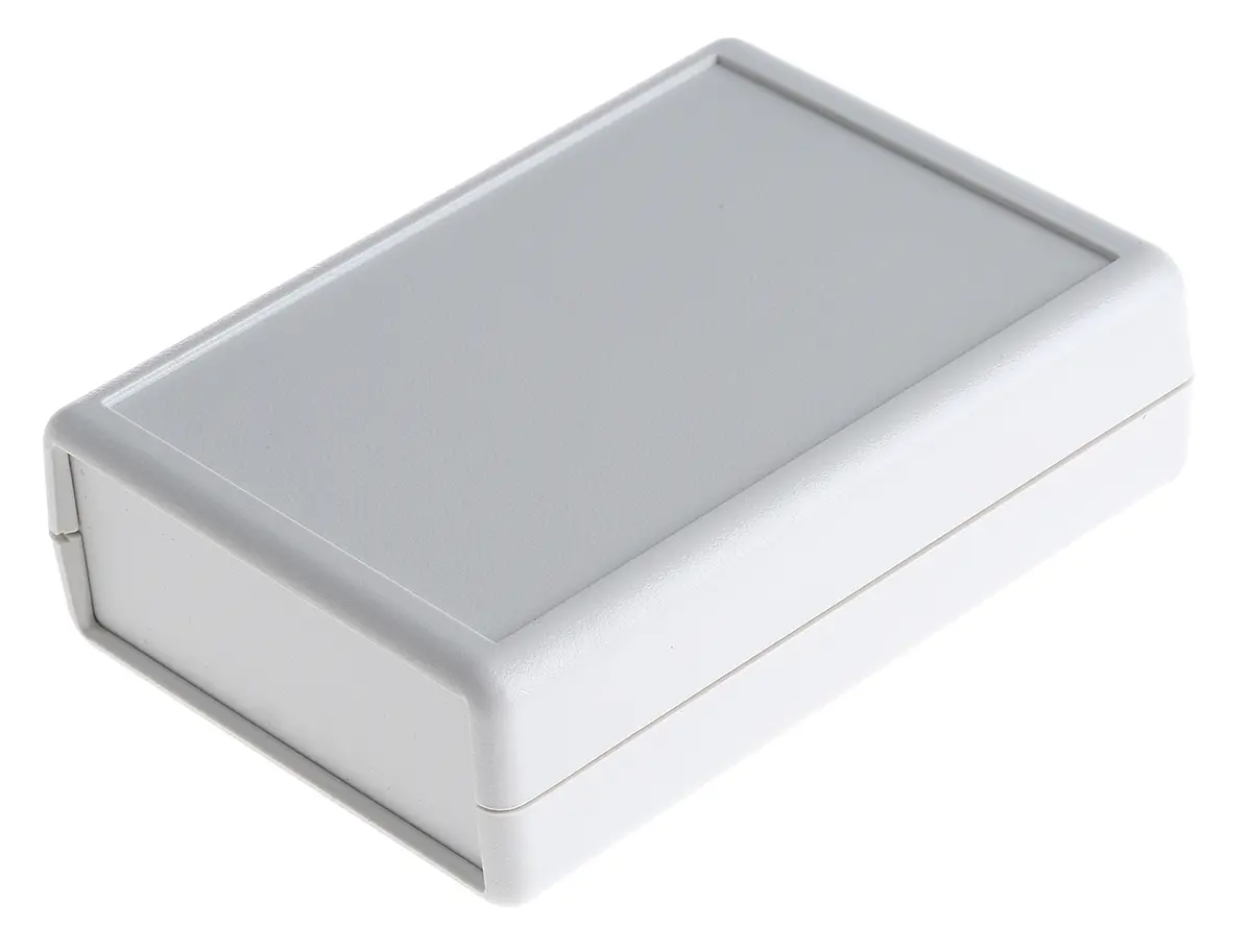 Produktfoto 1 von Hammond, Schalengehäuse, Hellgrau, ABS, IP54 28 mm, 91 mm, 57 mm, 1593