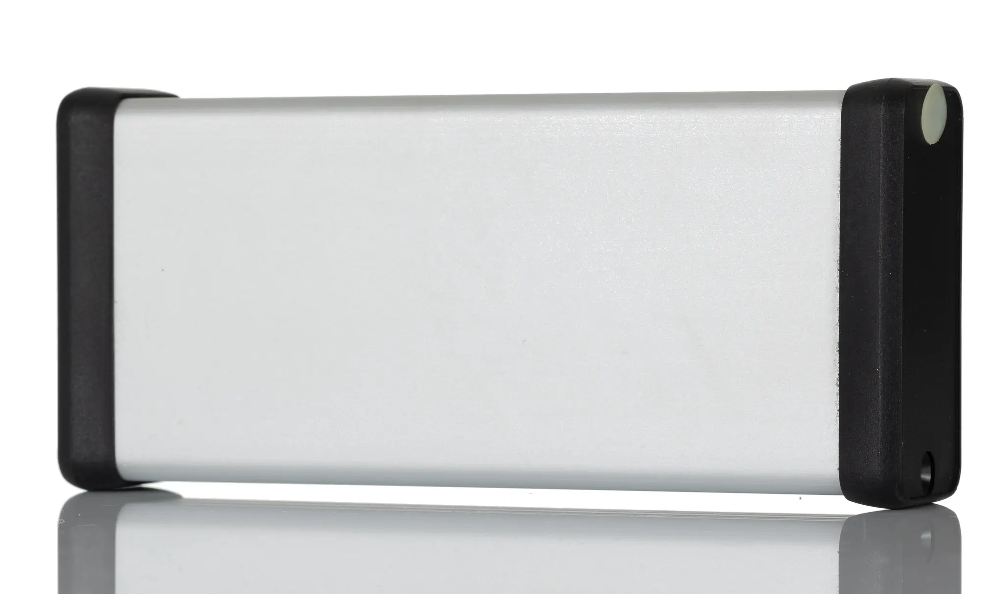 Produktfoto 1 von Hammond 1455; Gehäuse; Aluminium; Silber Geflanscht IP54 Breite 54.1 mm Höhe 23 mm Länge 120 mm