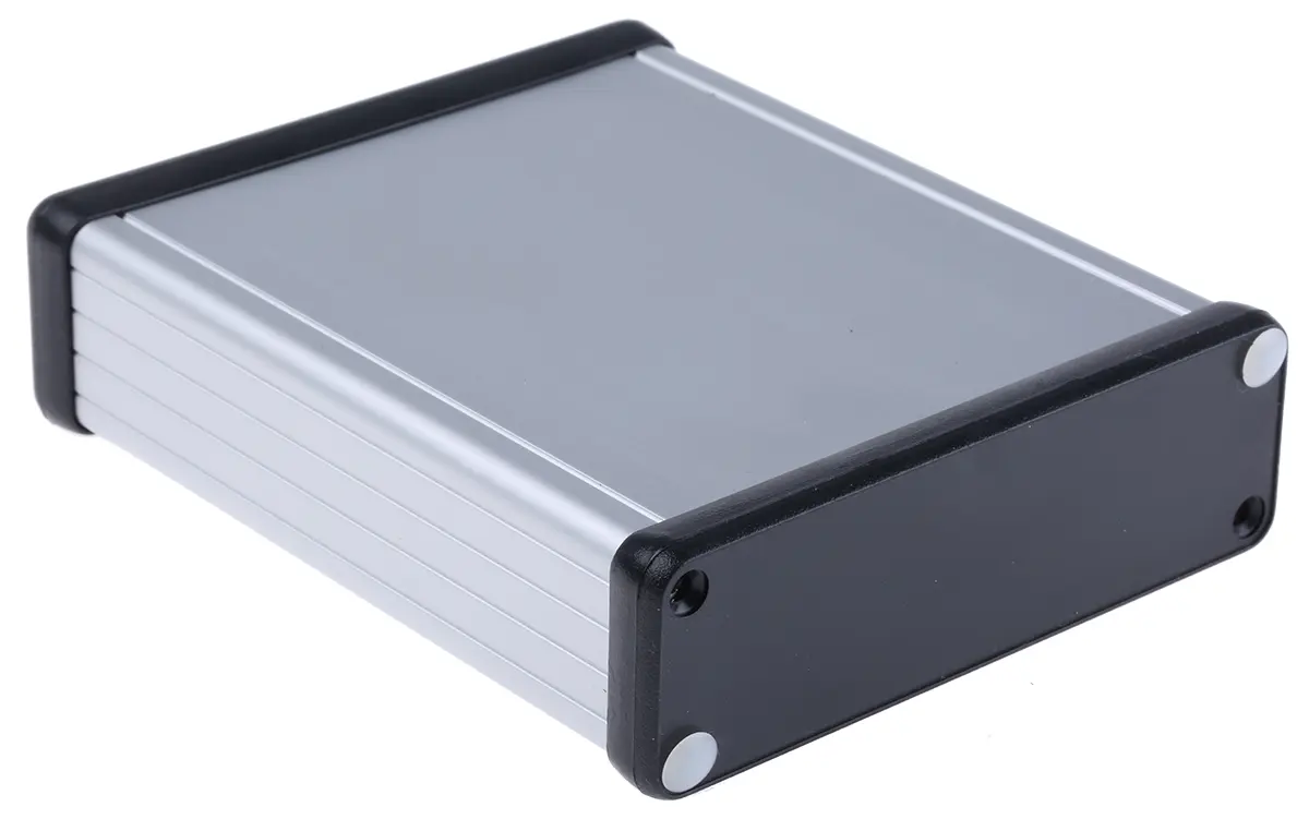 Produktfoto 1 von Hammond, Gehäuse, Hell eloxiert, Aluminium, IP54 31 mm, 120 mm, 103 mm, 1455
