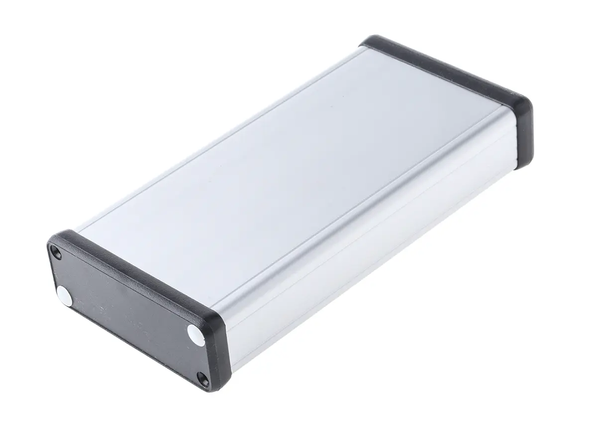 Produktfoto 1 von Hammond, Gehäuse, Hell eloxiert, Aluminium, IP54 27 mm, 160 mm, 78 mm, 1455