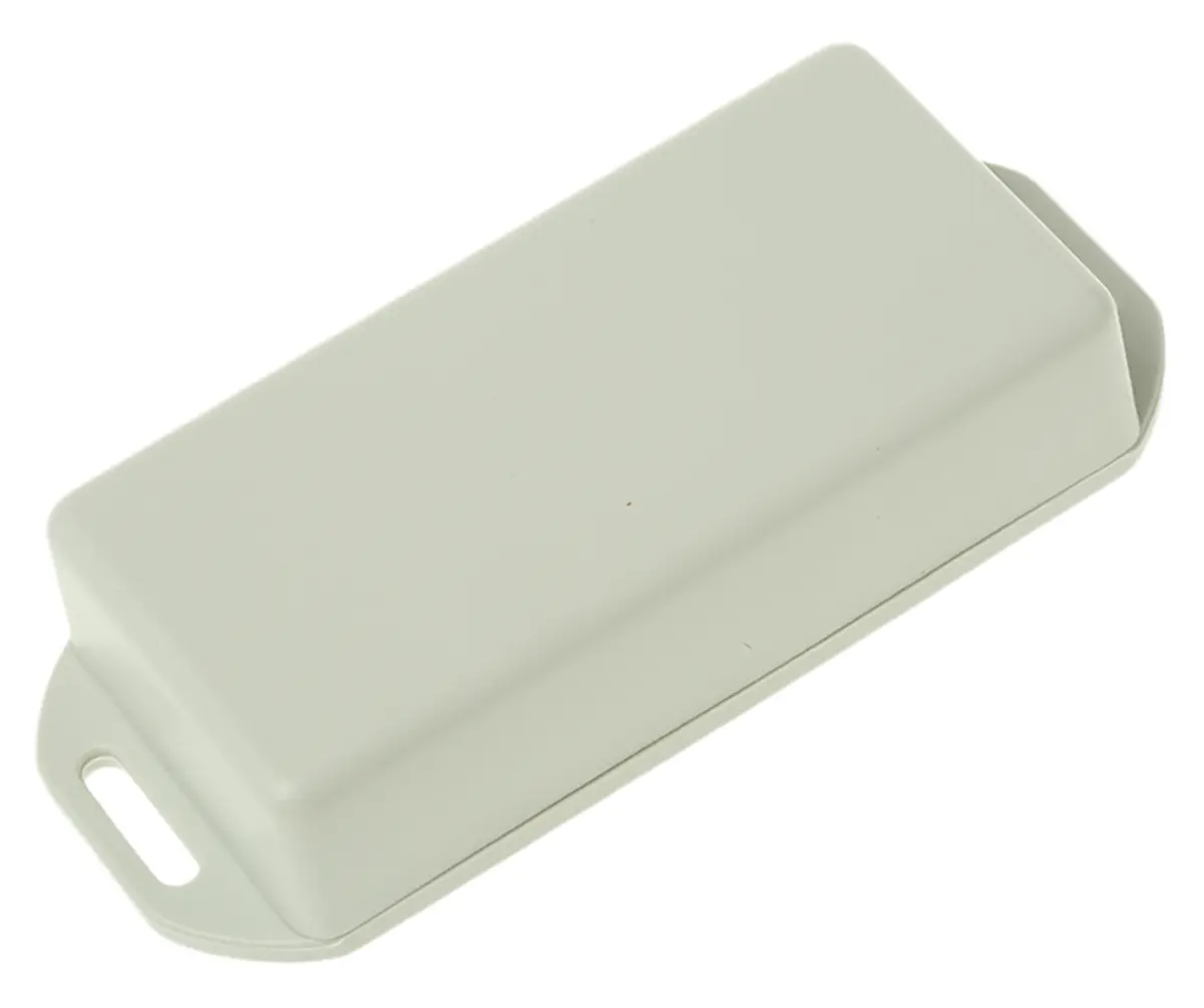 Hammond Serie 1551 Tragbares Gehäuse, ABS, 40 mm, 80 mm, H. 20 mm, Grau, IP54