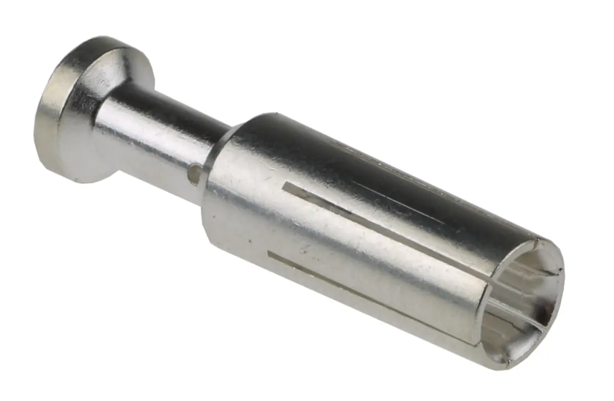 Produktfoto 1 von HARTING Han C Kontakt für robusten Stromversorgungsstecker Buchse 40A Crimpkontakt 2.5 mm² 2.5 mm²