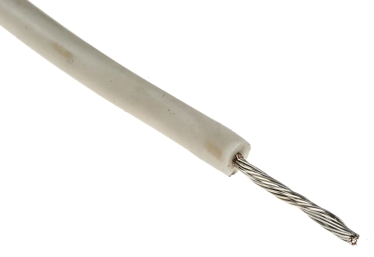 Produktfoto 1 von Alpha Wire Hookup Wire Silicone Schaltdraht 0.52 mm², 20 AWG 30 m Schwarz, Rot, Weiß Ø 3.23 mm 10 Litzen Silikongummi